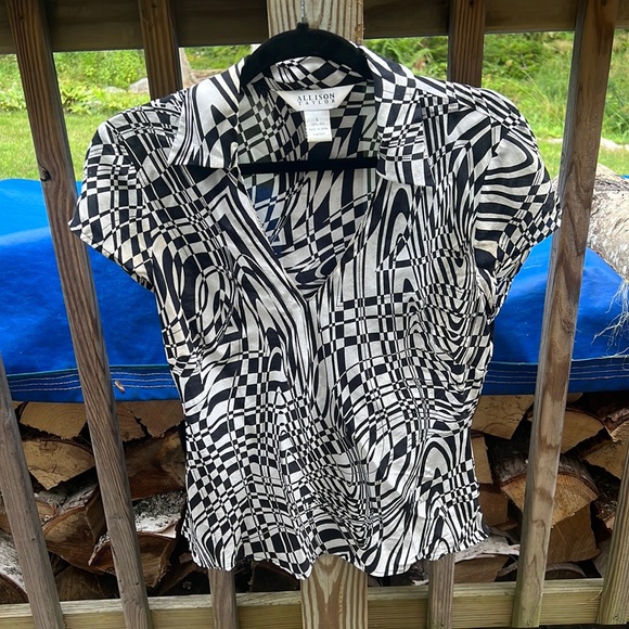 Vintage Allison Taylor Silk Shirt - Picture 1 of 7